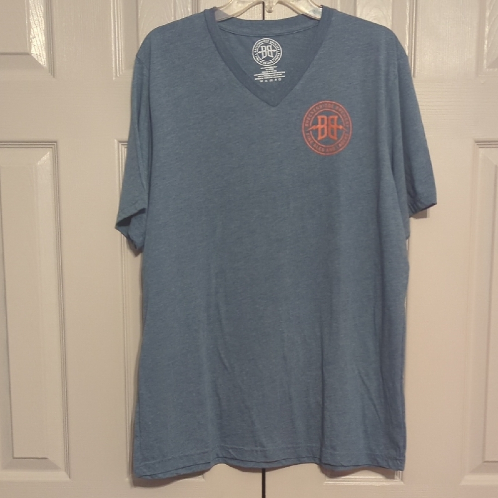 Blue V-Neck T-Shirt